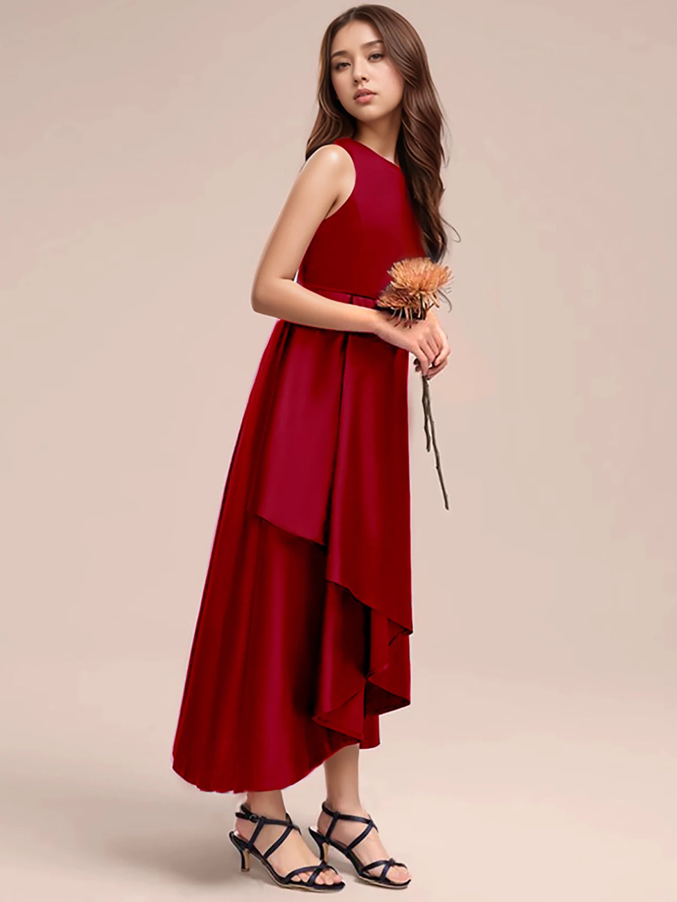 High Quality Dark Green Long Dresses For Teenage