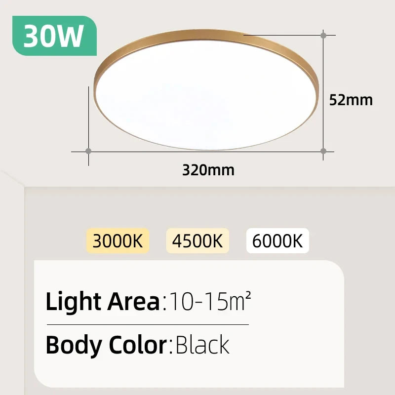 Led Ceiling Lamp Ultra Thin Panel Led Light