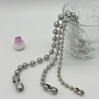 6/8/10mm Stainless Steel Ball Chain Layering Necklace