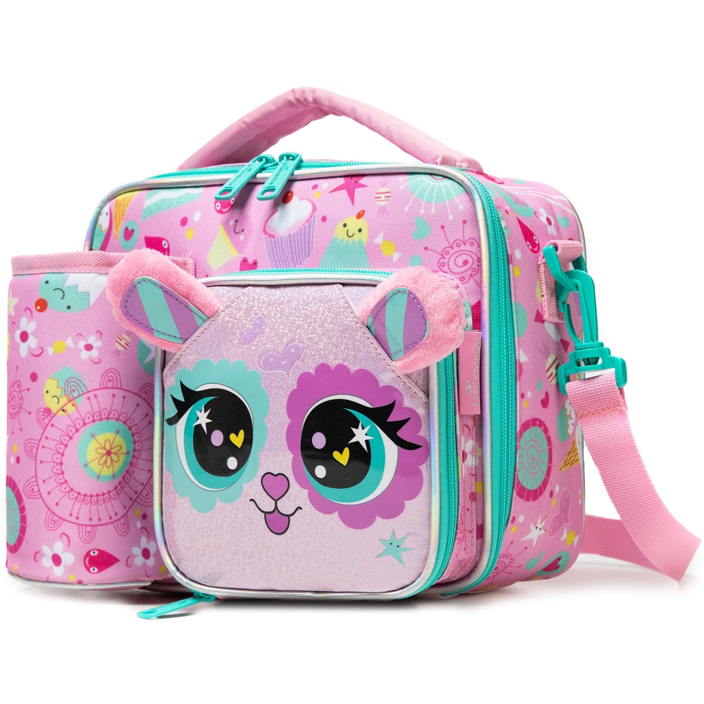 Cute Animal Kids Lunch Box Meal Bag Set