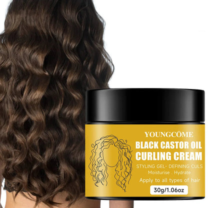 Black Castor Oil Hair Conditioner Ultra-Moisturizing & Curl-Defining Treatment