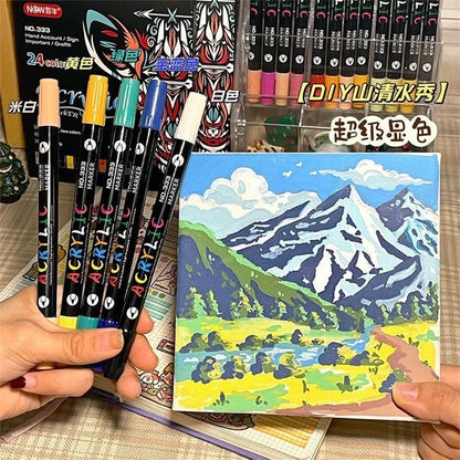 Professional Art Use 24-120Colors Acrylic Paint Markers