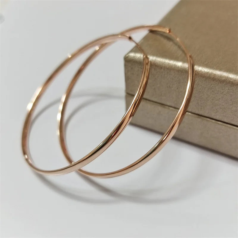 DANA 18K Gold Plated Hoop Earrings