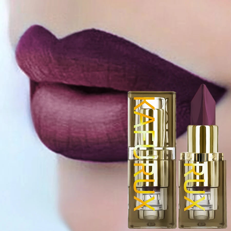 Glitter Two-tone Black Matte Lipsticks