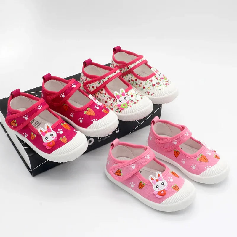 Canvas Soft Running Sneakers