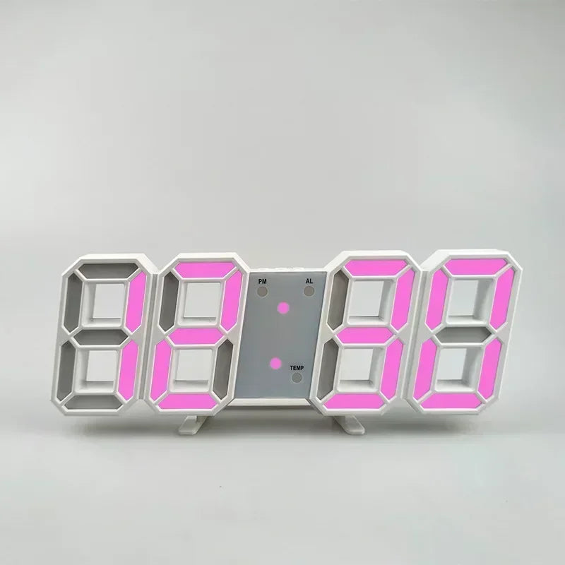 Digital Desktop Clock Wall mounted Decorative Electronic