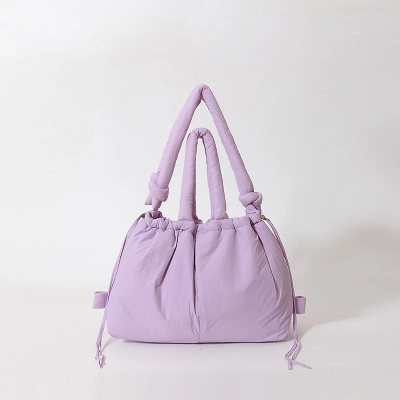 Down Padded Jacket Single Shoulder Tote Bag