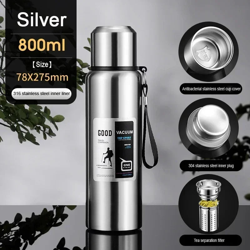Cold Thermal Thermos Tumbler Stainless Steel Bottle