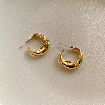 DANA Geometric Hoop Earrings f