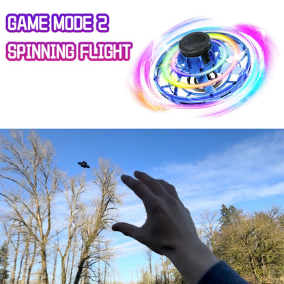 LED Flying UFO Spinner Fingertip  Aircraft Toy