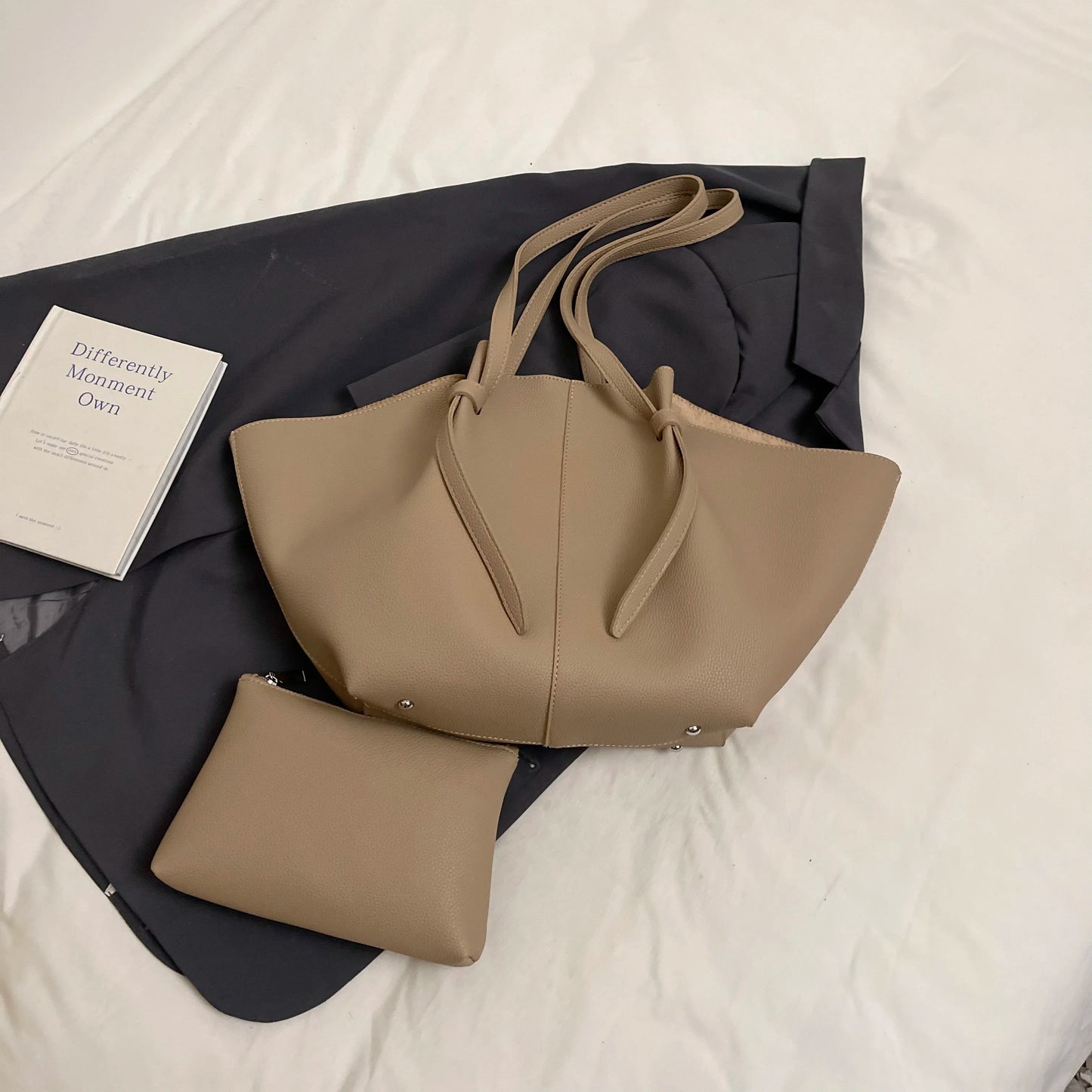 DANA PU Leather Capacity Shopper Handbags