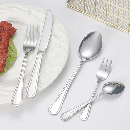 6/30pcs Stainless steel cutlery set