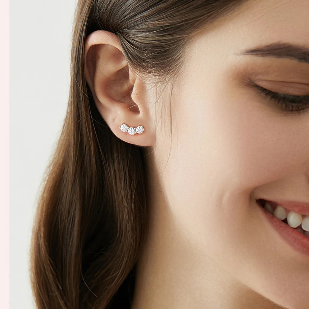 DANA Moissanite Diamond Earrings