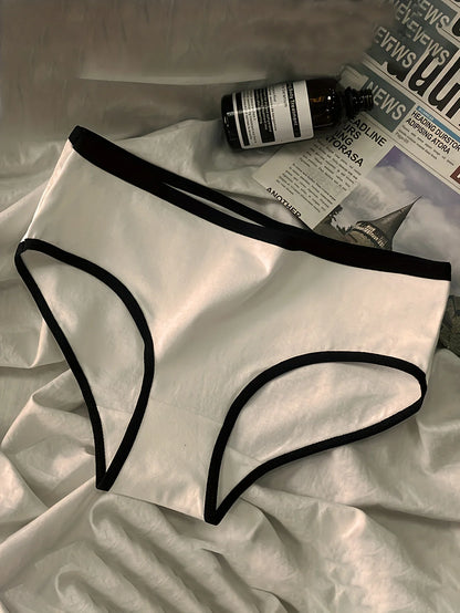 3pcs Mid Waist Japanese Pure Cotton Lingerie