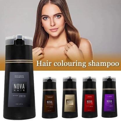 Nova Hair Dyeing Hair Care Shampoo 3-in-1