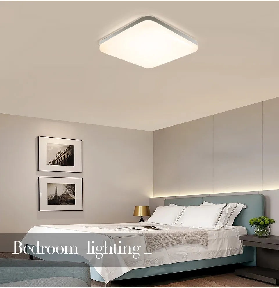 LED Ceiling Lights Square Neutral Light