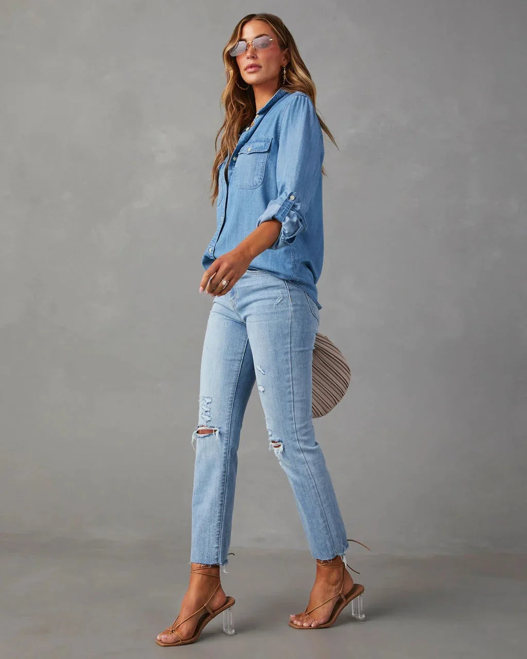 Casual Loose Denim Oversized Shirts