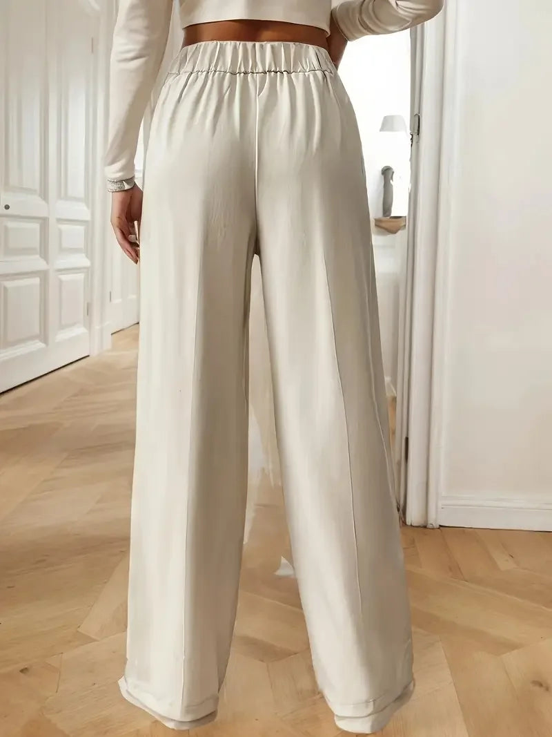 High Waist Wide Leg Pants