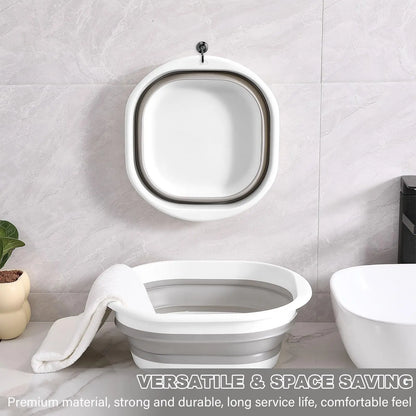 3 Pack Collapsible Tub Wash Basin Laundry Baskets
