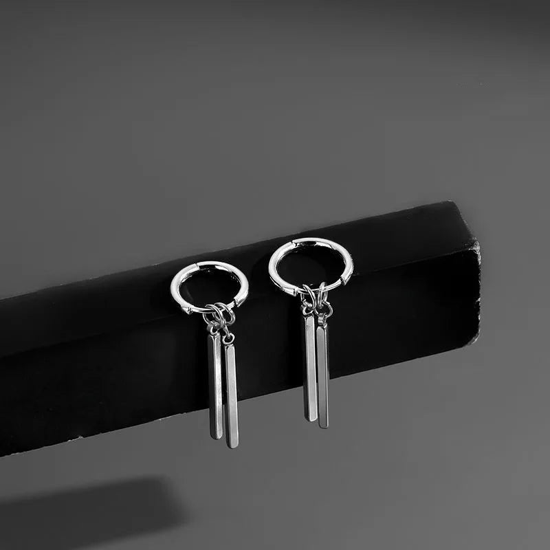 2PC Rascal Handsome Irregular Earrings