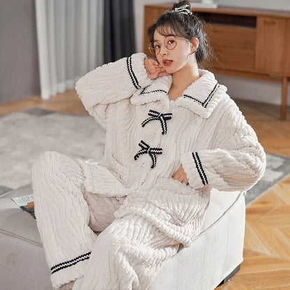 2Pcs/set padded and thickened Pyjama