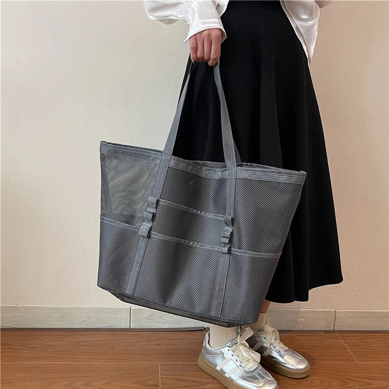 Portable Mesh Beach Bag