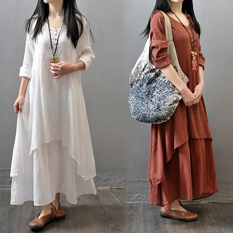 Loose Boho Long Maxi Dress