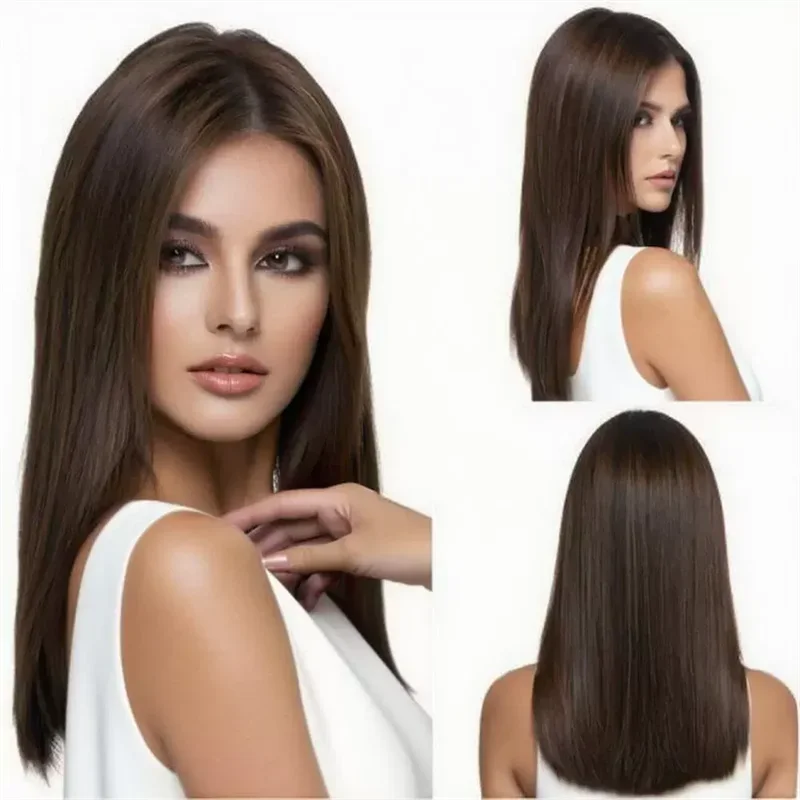 Hair Extensions Synthetic Fiber Daily Use Wigs