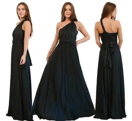 Rust Bridesmaid Dress Infinity Multiway Maxi Bridesmaid Dress