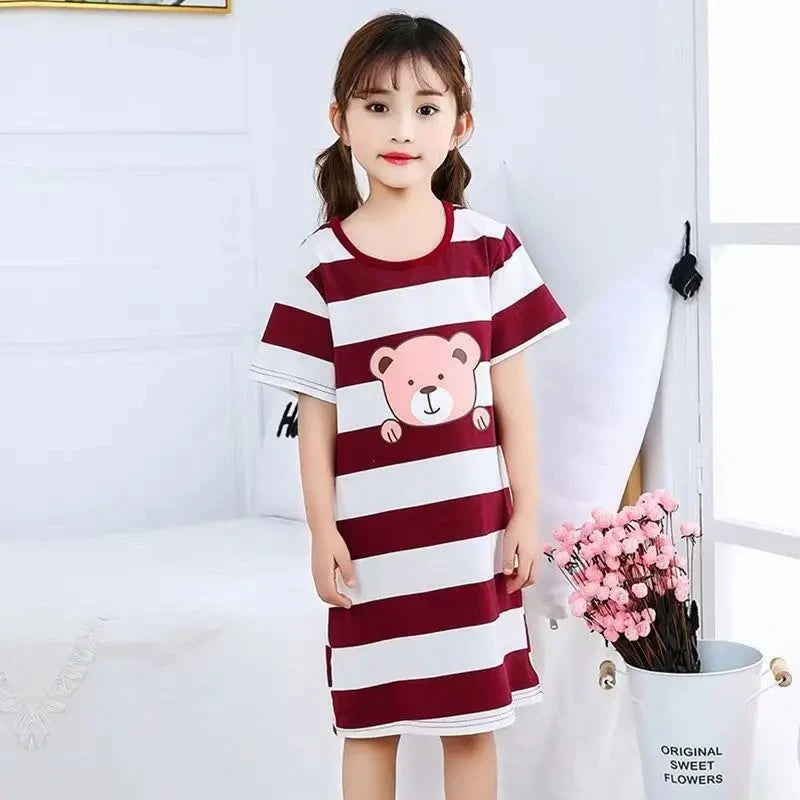 100% Cotton Cartoon Nightdress