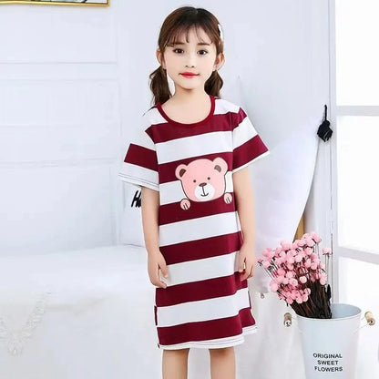 100% Cotton Cartoon Nightdress