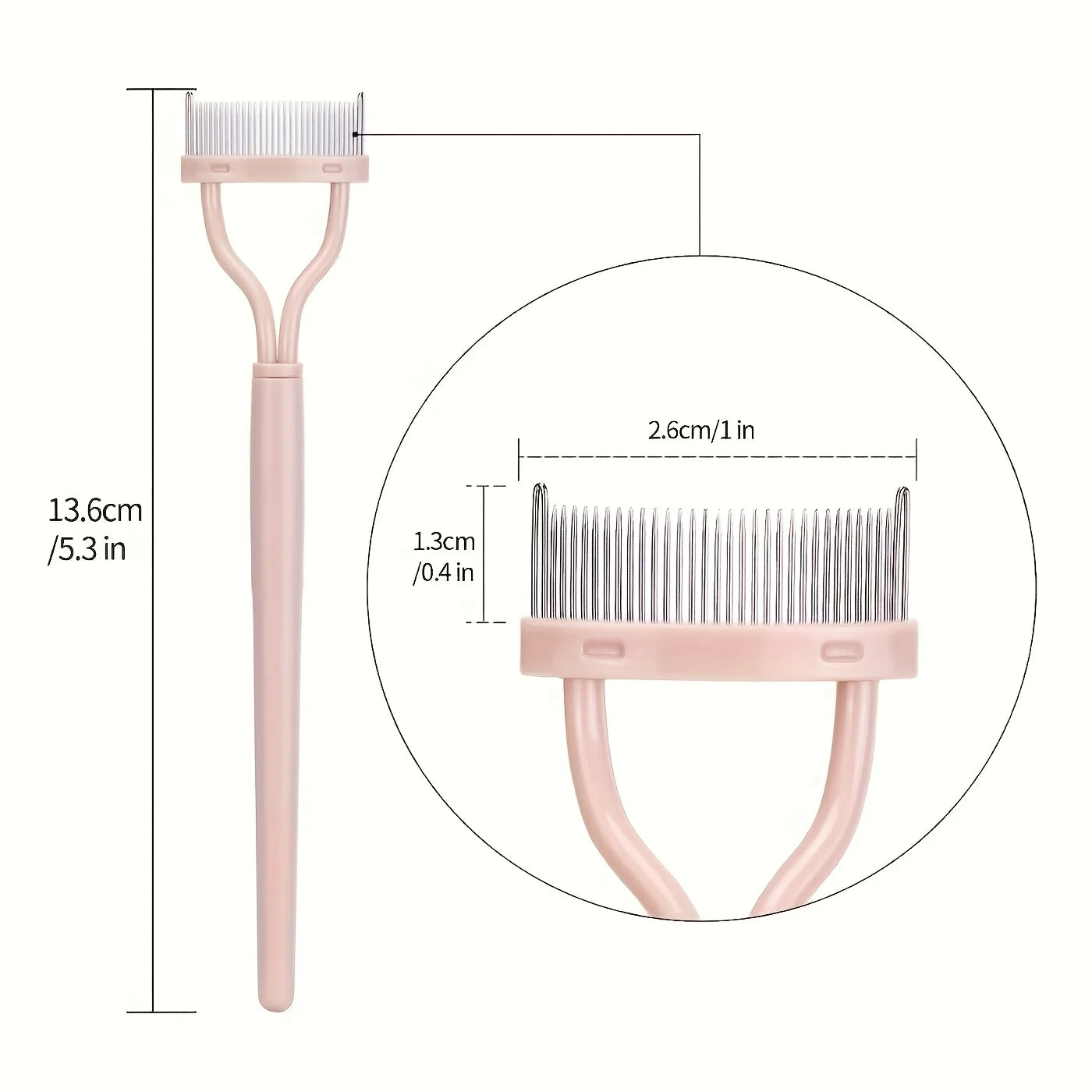 Curved Eyelash Brush Tool Accessory