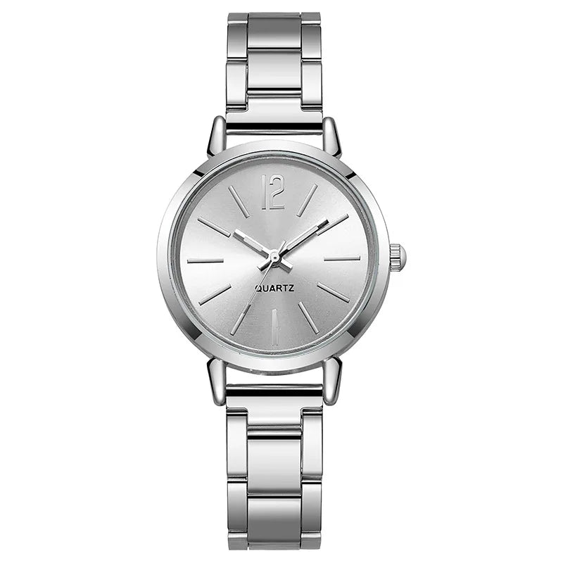 DANA Luxury Round Dial Stainless Watch