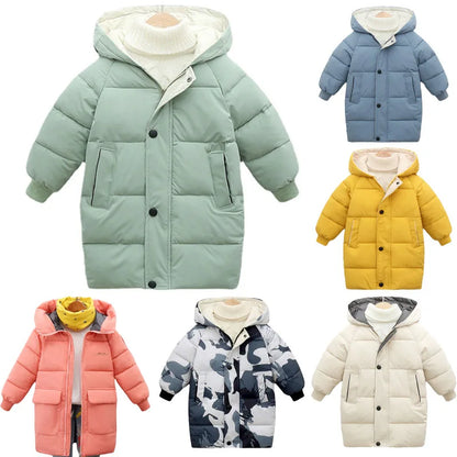 Winter Autumn Teen Cotton-Padded Parka Coats