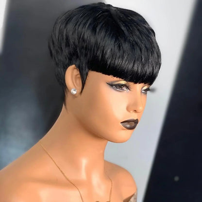Straight Human Hair Wigs