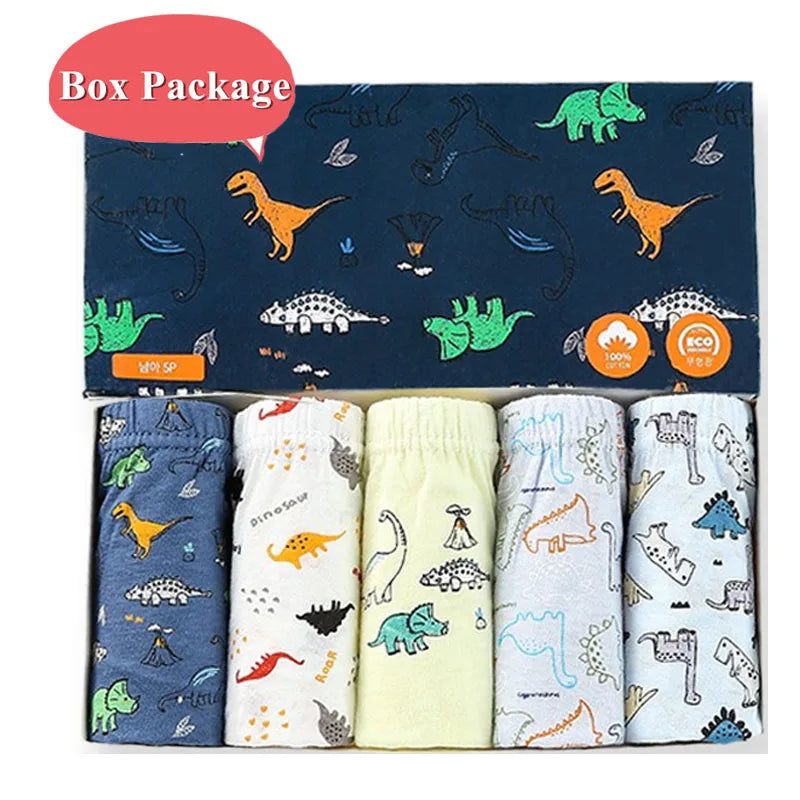 5 Packs/Box Mickey Cartoon Soft Cotton underwear