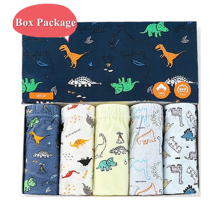 5 Packs/Box Mickey Cartoon Soft Cotton underwear