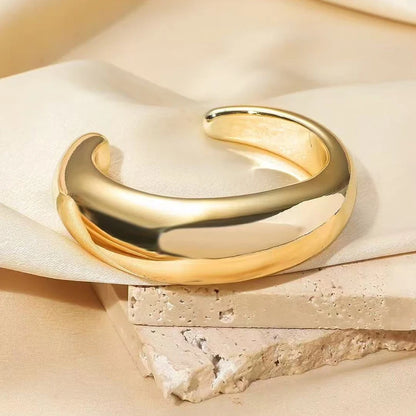 Exaggerated Hip Hop Rock Plastic Cuff Bracelet