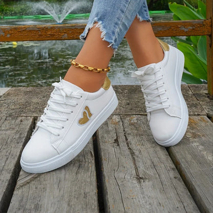 Sports Canvas Breathable Low Cut  Ethnic Style Sneakers