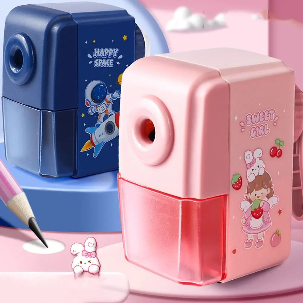 Cartoon Dinosaur Pencil Sharpener Hand-cranked Mechanical Tool