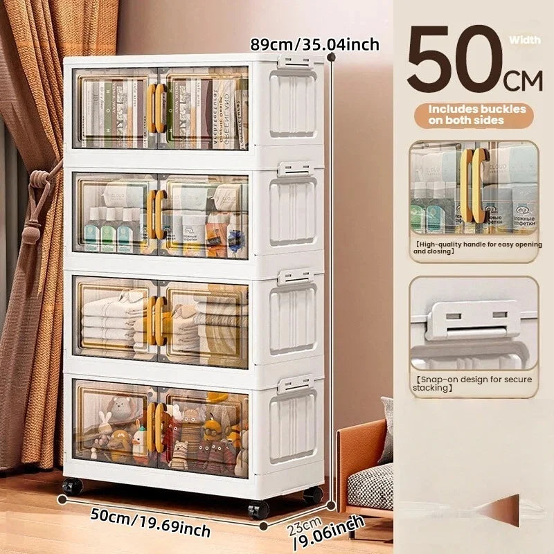 Double-door living room storage cabinet