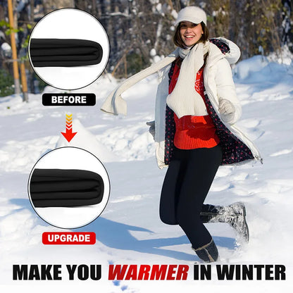 Warm Thermal Pants Polar Pantyhose Velvet Tights Skin Effect High Waist Wool Leggings
