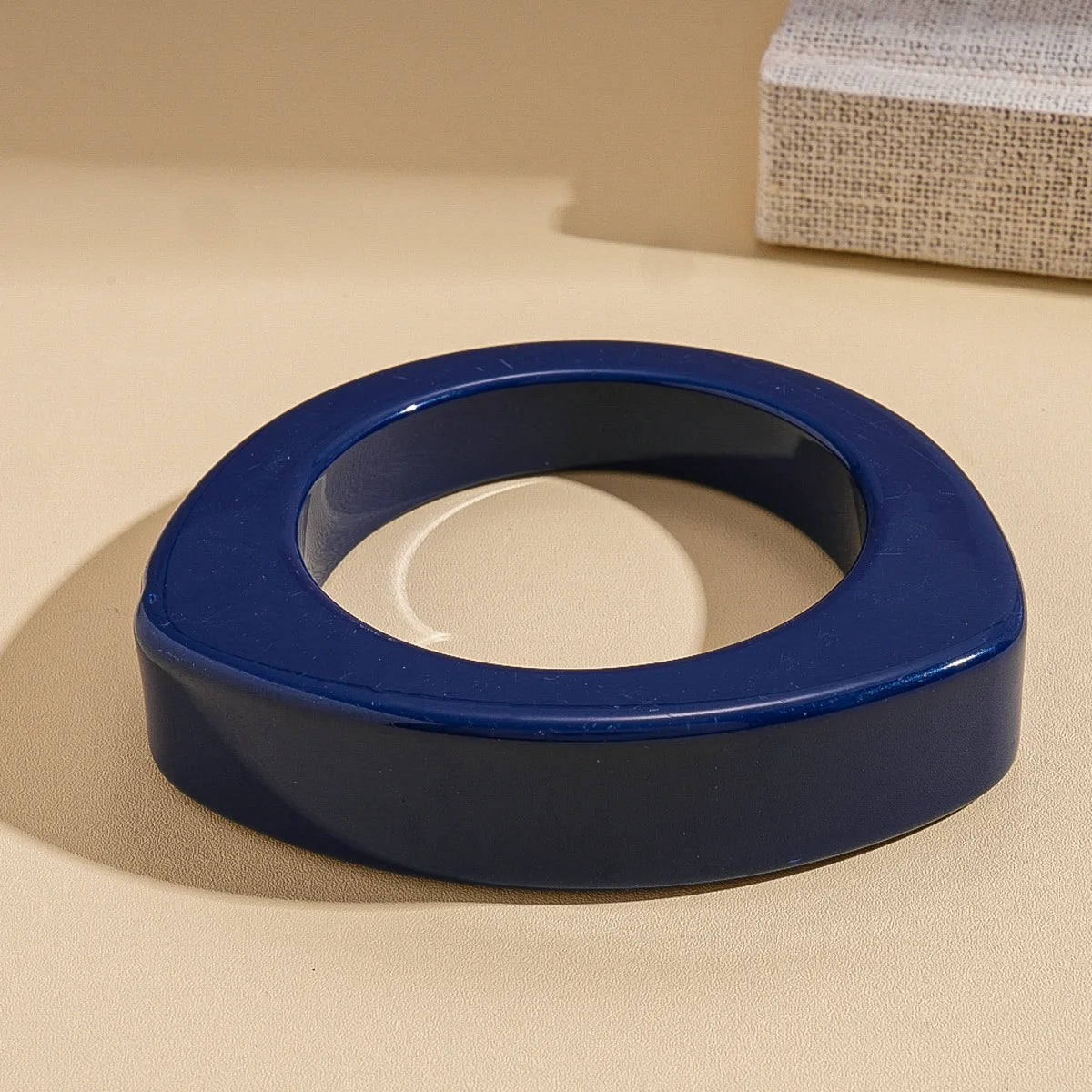 Geometric Blue Acrylic Resin Bangles Exaggeration Punk Cuff Wide Bangles Bracelets