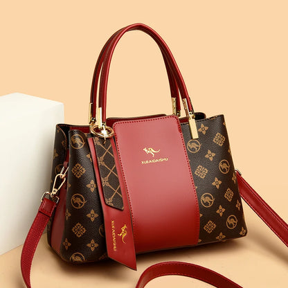 Soft Leather Shoulder Crossbody Bag