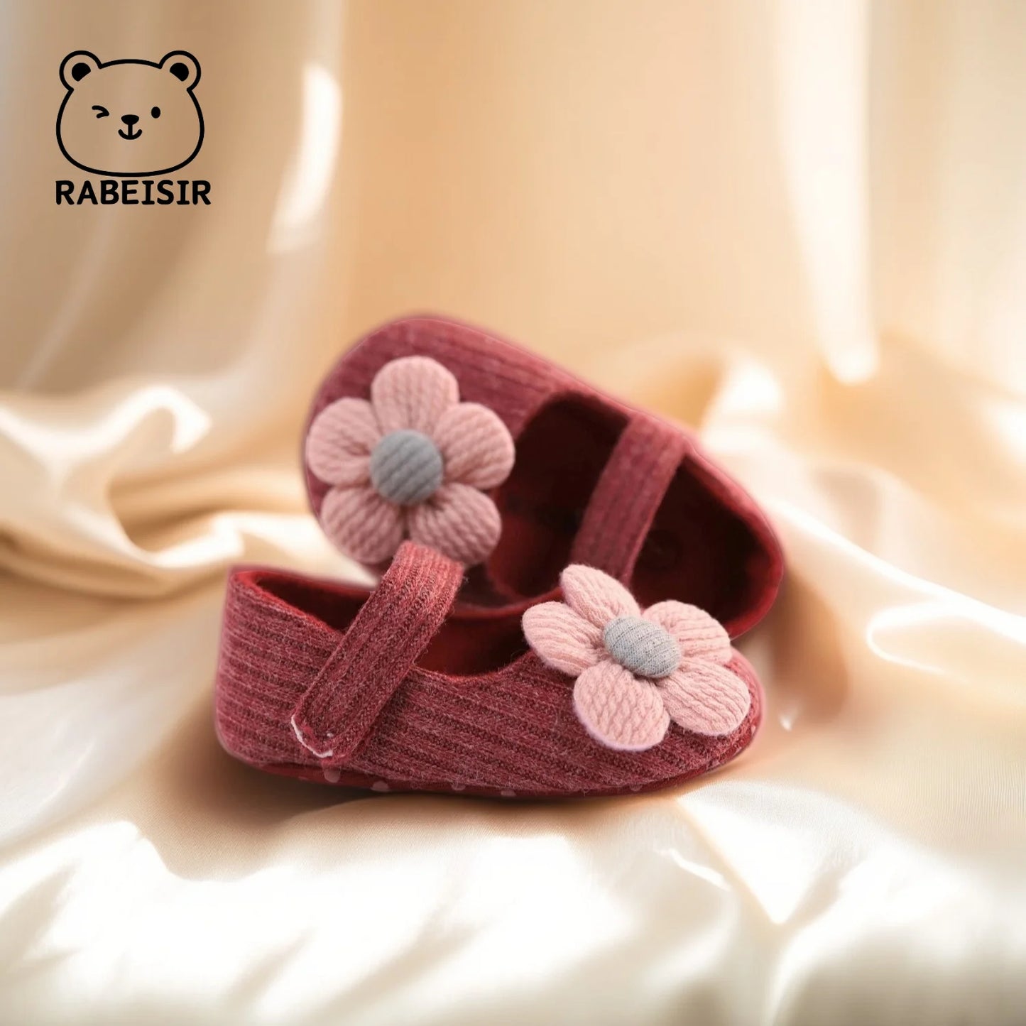 Cute Flower Mary Jane Flat Shoes
