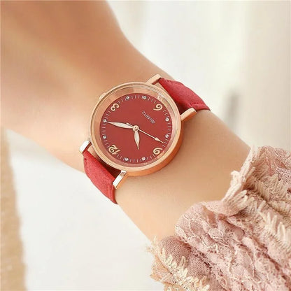 DANA Leather Quartz Bracelet Watch