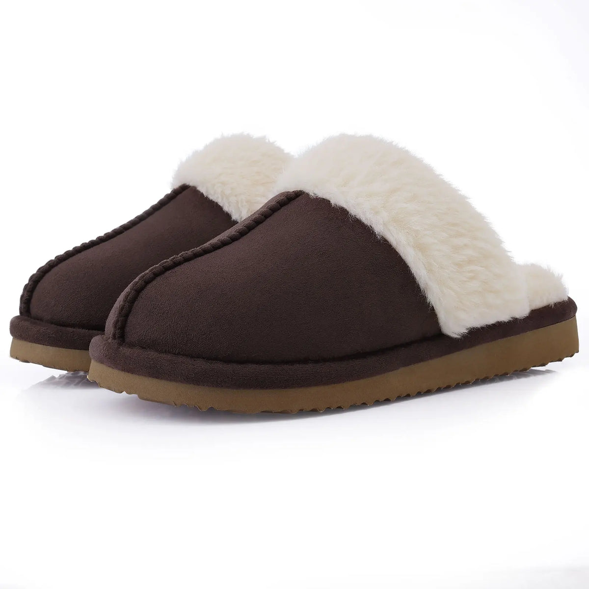 Crestar Winter Home Warm Comfortable Fur Slippers