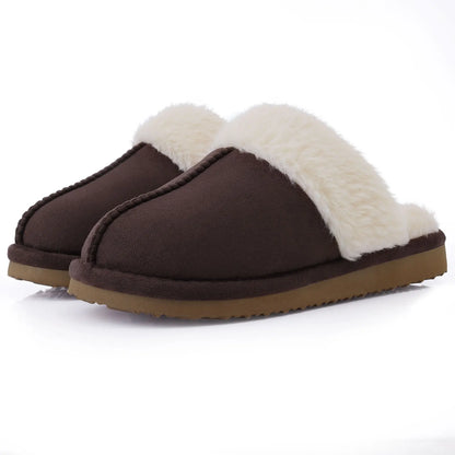 Crestar Winter Home Warm Comfortable Fur Slippers