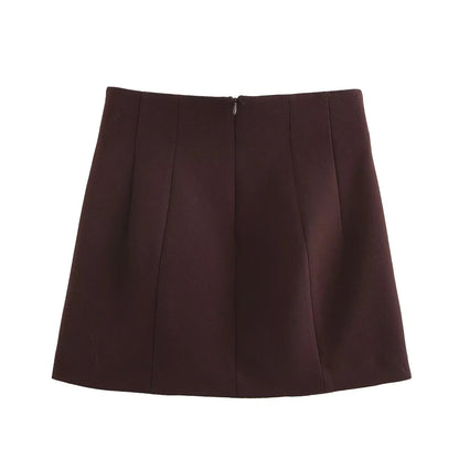 Elegant Shrug Blazers Skirts Chic Baggy Pants