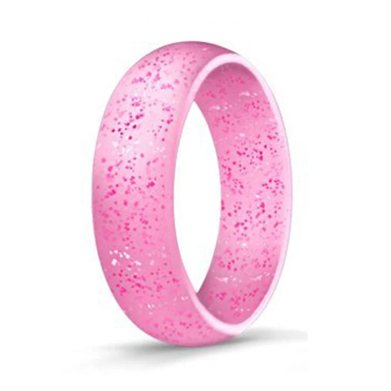Silicone Hypoallergenic Crossfit Flexible Rubber Finger Rings